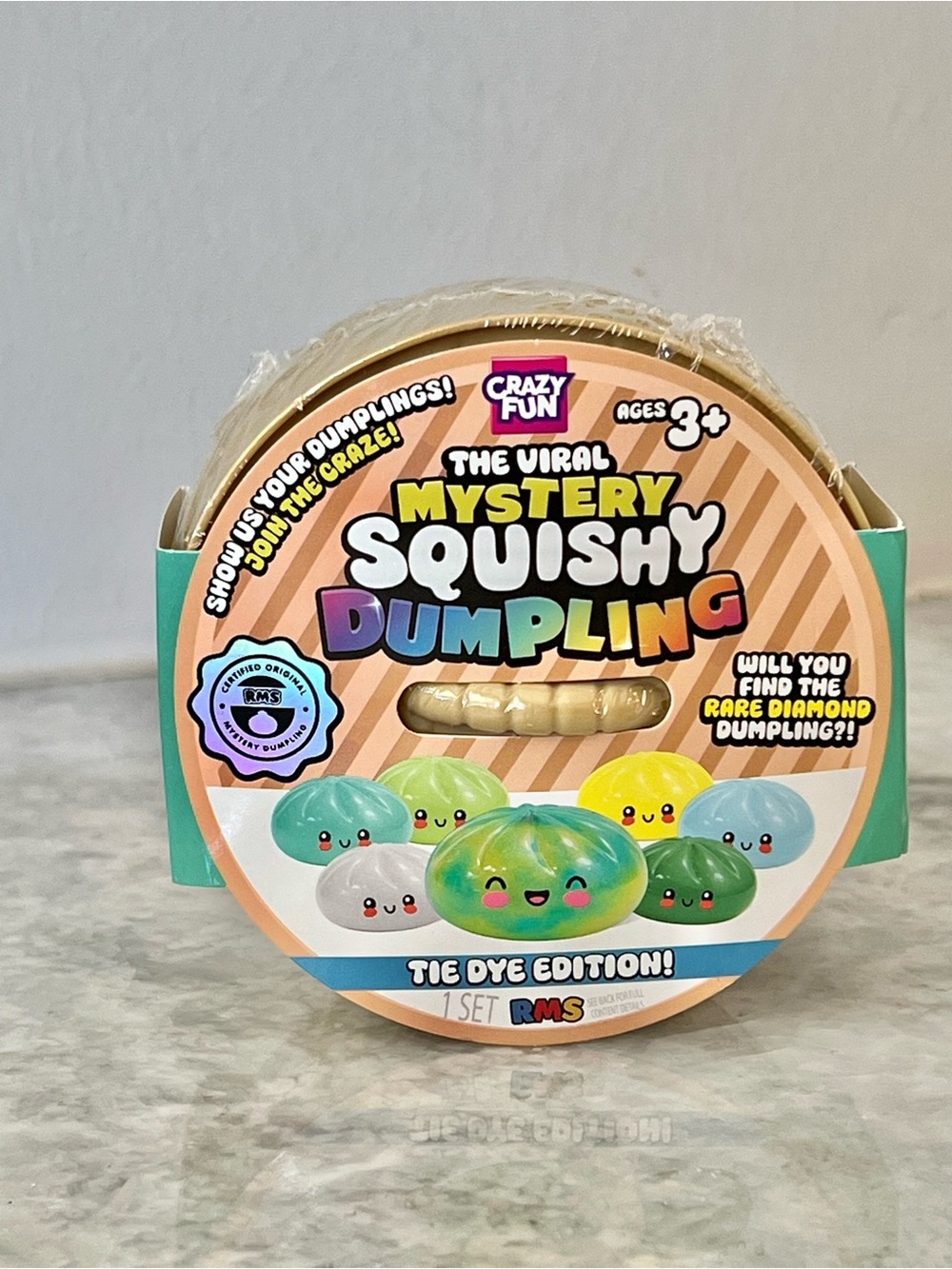 Viral Mystery Squishy Dumpling Tie Dye Edition RMS Crazy Fun